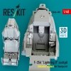 RESKIT RSU48-0498 F-35A Lightning II cockpit (Detailed edition) for Tamiya kit (3D Printed) (1/48)